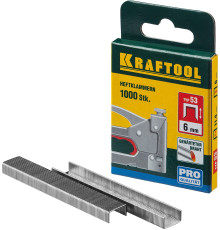 KRAFTOOL узкие, тип 53 (A/10/JT21) 23GA 18 мм, 1000 шт, скобы для степлера (31670-18)