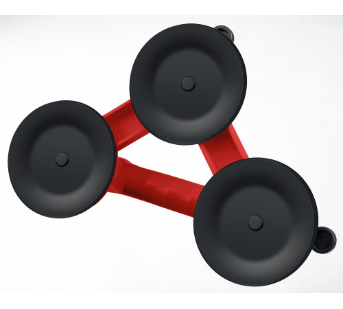 ЗУБР 140 кг, пластмассовый, тройной, стеклодомкрат на присоске (33724-3) купить  в Сочи