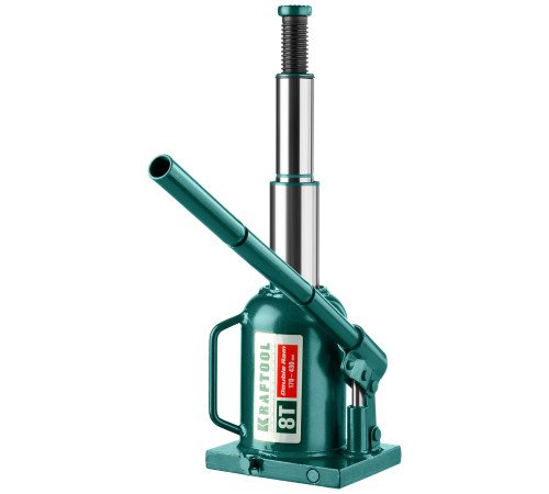 KRAFTOOL DOUBLE RAM, 8 т, 170 - 430 мм, с увеличенным подъемом, двухштоковый бутылочный домкрат (43463-8) купить  в Сочи