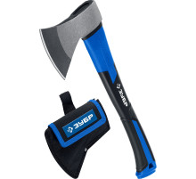 ЗУБР Фибергласс Плюс, 600/900 г, с чехлом, 380 мм, кованый топор, Профессионал (2061-06D)