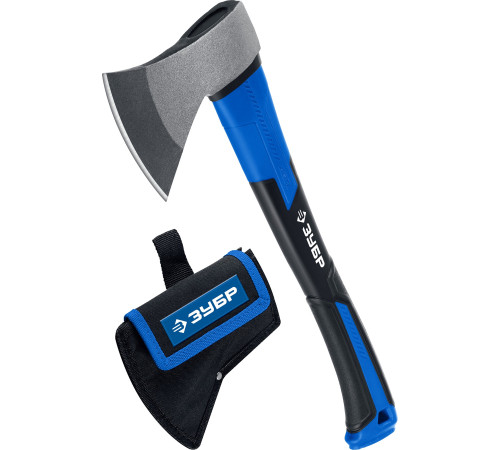 ЗУБР Фибергласс Плюс, 600/900 г, с чехлом, 380 мм, кованый топор, Профессионал (2061-06D) купить  в Сочи