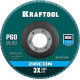 KRAFTOOL 125 х 22.2 мм, P60, круг лепестковый циркониевый торцевой по металлу и нержавеющей стали (36594-125-60) купить в Сочи