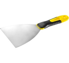 STAYER PROFlat, 120 мм, х-образное профилированное полотно, облегченная двухкомпонентная ручка, нержавеющий шпатель, Professional (10045-12)