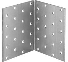 ЗУБР УКР-2.0, 100 x 80 x 80 x 2 мм, цинк, равносторонний крепежный уголок (310206-100-080)