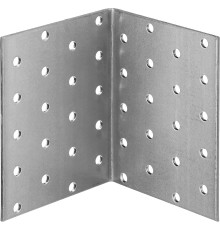 ЗУБР УКР-2.0, 100 x 80 x 80 x 2 мм, цинк, равносторонний крепежный уголок (310206-100-080)