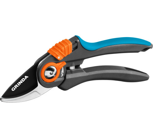 GRINDA P-59, 210 мм, тефлоновое покрытие, с двухкомпонентными рукоятками, плоскостной секатор, PROLine (423459) купить  в Сочи