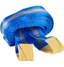 ЗУБР 2 петли, 10 т, ширина ленты 60 мм, длина 5 м, буксировочный трос (61216-10)