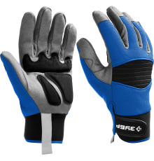 ЗУБР МОНТАЖНИК, XL (10), профессиональные комбинированные перчатки, для тяжелых мех. работ, антивибрационные, Профессионал (11475-XL)