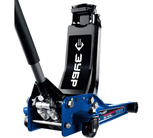 ЗУБР X85, 3 т, 80 - 508 мм, универсальный гидравлический подкатной домкрат для СТО, Профессионал (43051-3) купить  в Сочи