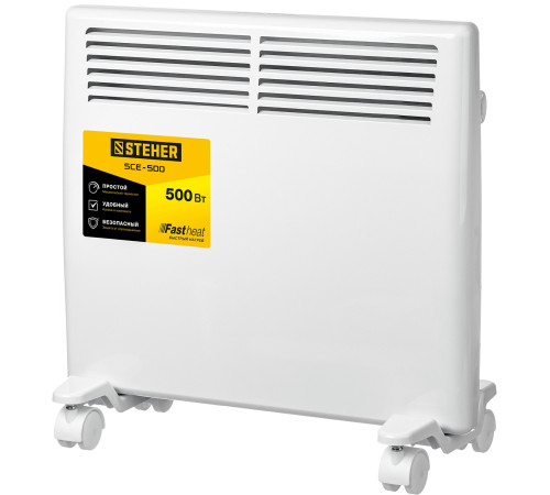 STEHER Е серия 0.5 кВт, электрический конвектор (SCE-500) купить  в Сочи