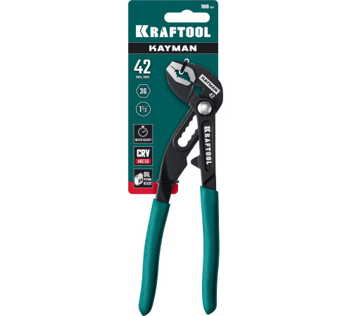 KRAFTOOL KAYMAN, 180 мм, переставные клещи (22353-18) купить  в Сочи