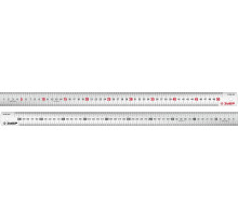 ЗУБР Про-50, длина 0.50 м, усиленная нержавеющая линейка, Профессионал (34280-050)