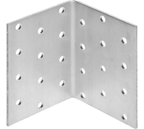ЗУБР УКР-2.0, 80 x 60 x 60 x 2 мм, цинк, равносторонний крепежный уголок (310206-080-060) купить  в Сочи