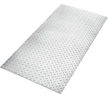 ЗУБР Бриллиант, 600 х 1200 х 1.5 мм, алюминиевый рифленый лист, Профессионал (53840)