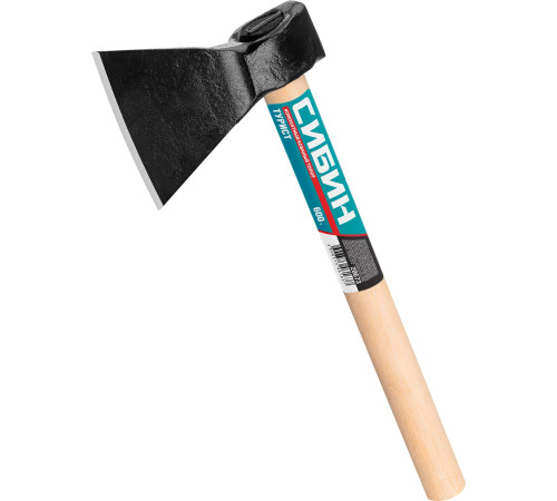 СИБИН Турист, 600/800 г, 390 мм, кованый топор с округлым лезвием (20673) купить  в Сочи