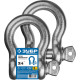 ЗУБР 3/4″ (19.0 мм), 2 шт, палец 22 мм, г/п 4.75 тн, цинк, омегообразная скоба, Профессионал (304525-19) купить в Сочи