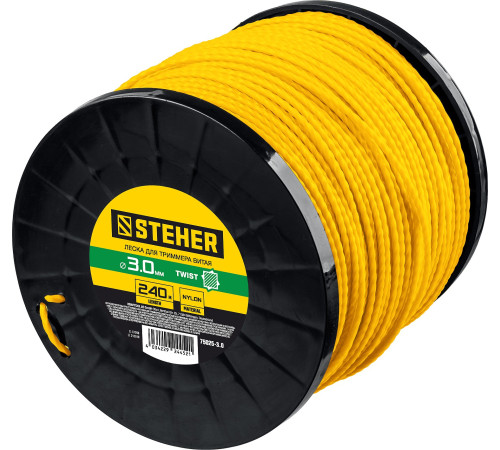 STEHER ВИТОЙ КВАДРАТ, 3.0 мм, 240 м, леска для триммера (75025-3.0) купить в Сочи STEHER ВИТОЙ КВАДРАТ, 3.0 мм, 240 м, леска для триммера (75025-3.0) купить в Сочи