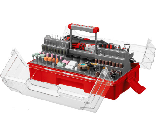 ЗУБР 242 предмета, 130 Вт, набор мини-насадок с гравером (ЗГ-130ЭК H242) купить  в Сочи