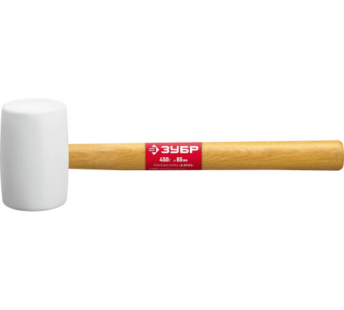 ЗУБР 450 г, белая, резиновая киянка (20511-450) купить  в Сочи