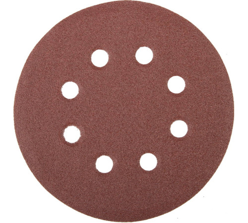 Круг шлифовальный универсальный STAYER ″MASTER″ из абразивной бумаги на велкро основе, 8 отверстий, Р100, 125мм, 5шт купить  в Сочи