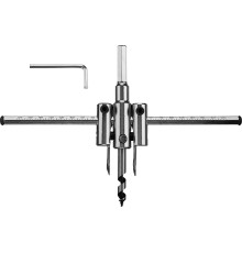 ЗУБР d 40-200 мм, глубина реза 30 мм, регулируемое сверло по дереву (29440-200)