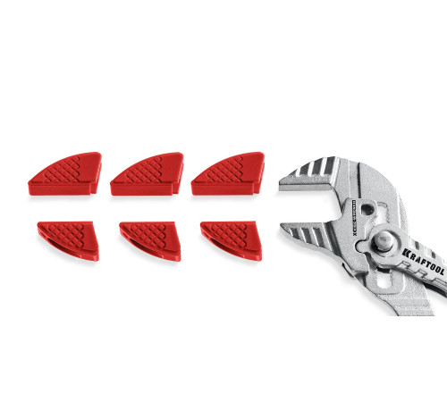KRAFTOOL Vise-Wrench сменные защитные накладки на губки, для клещей 180 мм, набор из 3-х пар (22066-S3) купить  в Сочи
