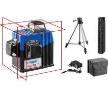 ЗУБР КРЕСТ 3D, №2, 20 - 70 м, лазерный нивелир, Профессионал (34908-2)