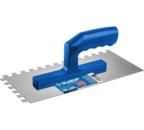 ЗУБР 130 х 280 мм, зуб 10 х 10 мм, штукатурная гладилка, Профессионал (0804-10) купить  в Сочи