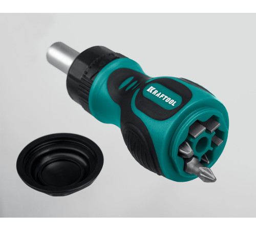 KRAFTOOL Kompakt-6, 6 предм., с битами, реверсивная отвертка (26190-H7) купить  в Сочи