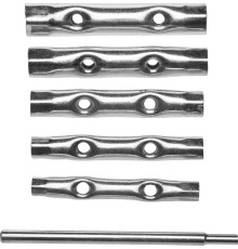 DEXX 6 предметов, 8 - 17 мм, набор трубчатых ключей (27192-H6)