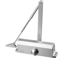 STAYER MAXComfort, до 100 кг, цвет серебро, дверной доводчик (37915-100)