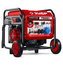 ЗУБР 7500 Вт, инверторный генератор с электростартером и розеткой АВР (СБИ-7500ЕА)