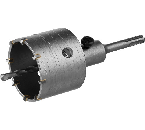 ЗУБР 73 мм, SDS - Plus, 9Т, коронка по бетону с оснасткой (29211-73) купить  в Сочи