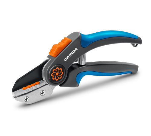 GRINDA P-56, 205 мм, легированная сталь, двухкомпонентные рукоятки, контактный секатор, PROLine (423456) купить  в Сочи