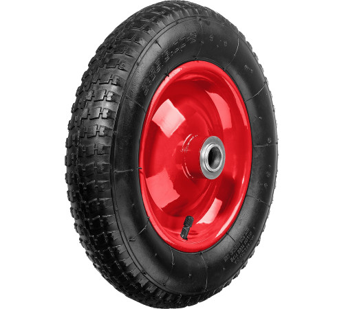 ЗУБР КП-2, 3.25″ х 360 мм, для тачек (арт. 39950 39952), стальной диск, подшипник - 25,4 мм, пневматическое колесо (39955-2) купить  в Сочи