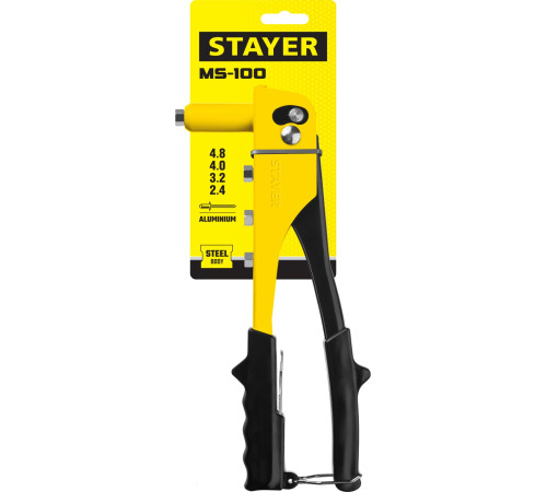 STAYER MS-100, 2.4 - 4.8 мм, 240 мм, заклепочник (3105) купить в Сочи STAYER MS-100, 2.4 - 4.8 мм, 240 мм, заклепочник (3105) купить в Сочи
