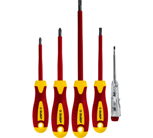 ЗУБР 5 предм, набор диэлектрических отверток, Профессионал (25265) купить  в Сочи