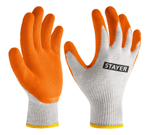 STAYER ULTRA, S-M, х/б перчатки с рельефным латексным покрытием, противоскользящие, 13 класс (11403-S) купить в Сочи STAYER ULTRA, S-M, х/б перчатки с рельефным латексным покрытием, противоскользящие, 13 класс (11403-S) купить в Сочи