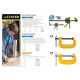 STAYER Hercules-F HF-80/12, 120 х 1000 мм, усиленная струбцина F, Professional (32095-120-1000) купить в Сочи
