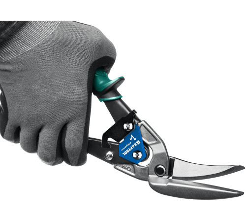 KRAFTOOL Alligator, 280 мм, правые усиленные ножницы по металлу с выносом (2328-RL) купить  в Сочи