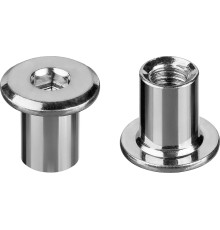 ЗУБР M6 x 12 мм, шест. 5 мм, цинк, 5 кг, гайка Эриксона с плоской головкой, Профессионал (303770-5)