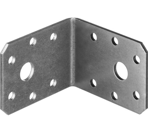ЗУБР УК-2.5, 45 x 60 x 60 x 2.5 мм, цинк, крепежный уголок (31012-60) купить  в Сочи