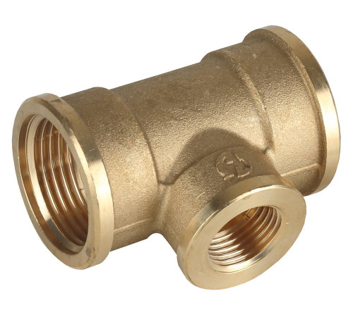 GENERAL FITTINGS внутренняя резьба 3/4″ - 1/2″ - 3/4″, латунь, переходной тройник (51061-3/4-1/2-3/4) купить в Сочи GENERAL FITTINGS внутренняя резьба 3/4″ - 1/2″ - 3/4″, латунь, переходной тройник (51061-3/4-1/2-3/4) купить в Сочи