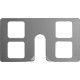 ЗУБР КРЕММЕР-50, 50 шт, крепление для установки маячковых профилей (30950-50) купить в Сочи