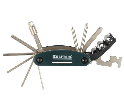 KRAFTOOL 17-в-1, набор для обслуживания велосипеда (26182-H16) купить  в Сочи