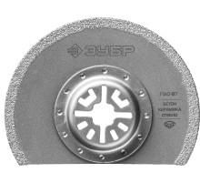 ЗУБР ПАС-87 UniLock, 87 мм, OIS-хвост., насадка сегментная, Профессионал (15564-87)