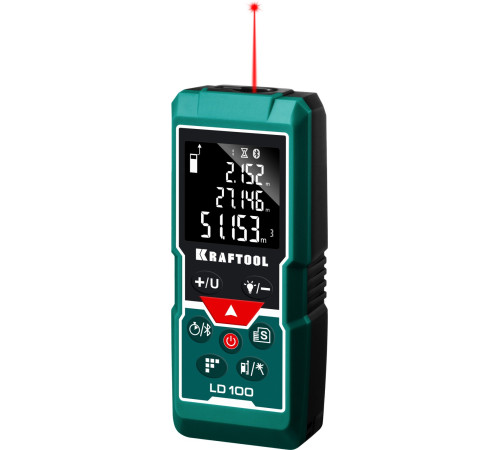 KRAFTOOL LD-100, 5 см - 100 м, лазерный дальномер (34765) купить в Сочи KRAFTOOL LD-100, 5 см - 100 м, лазерный дальномер (34765) купить в Сочи