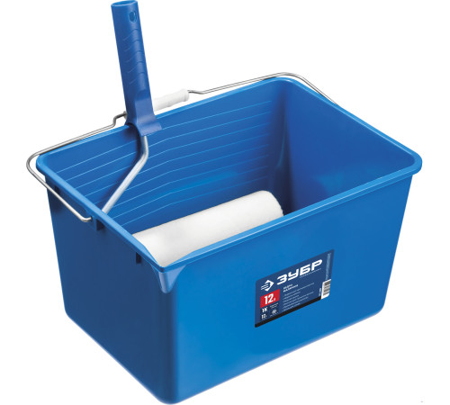 ЗУБР 12 л, высокопрочное, малярное пластиковое ведро, Профессионал (0609-12) купить  в Сочи