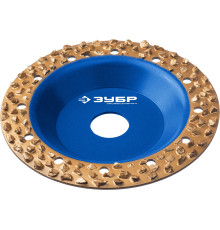 ЗУБР №3 крупное зерно, 125 мм, ВК8, плоская обдирочно-шлифовальная чашка, Профессионал (334303)