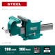KRAFTOOL STEEL, 200 мм, стальные слесарные тиски (32701-200) купить в Сочи